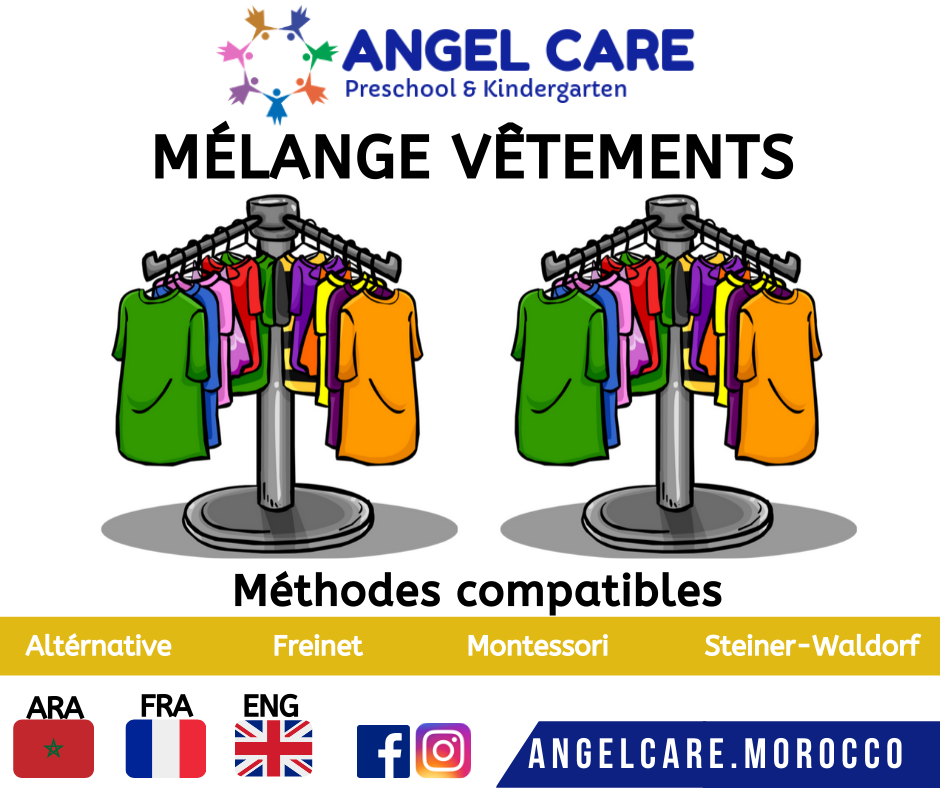 Mélange vêtements